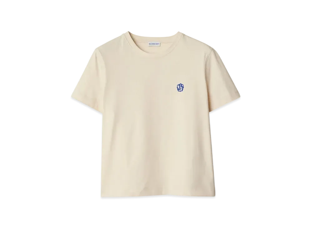 Burberry Boxy Cotton T-shirt "Tundra"