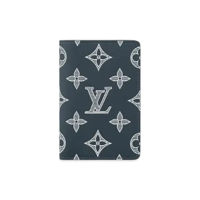Louis Vuitton Pocket Organizer Monogram Shadow "Blue Marine"