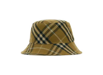 Burberry Embroidered Cotton Bucket Hat "Printed"