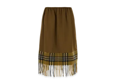 Burberry Women's Biscuit Satin Skirt "Camel"