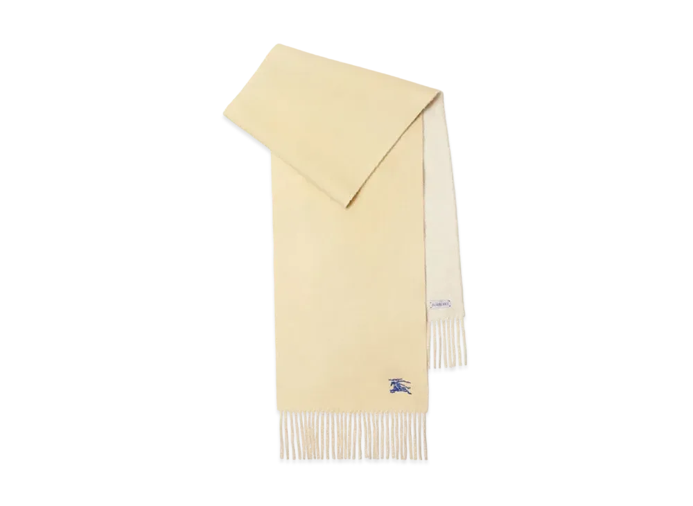 Burberry Reversible Cashmere Scarf "Sandstone"