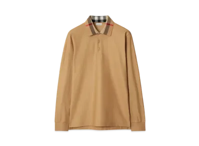 Burberry Cotton Polo Shirt "Archive Beige"