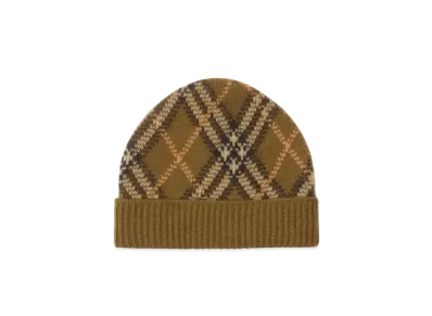 Burberry Check Cashmere Beanie "Nest"