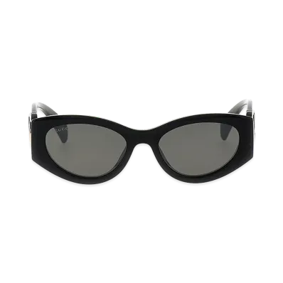 GUCCI Women's 'Cat Eye' Sunglasses "Black"