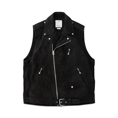 visvim STRABLER LIGHT VEST IT (FR VEG.LB) "Black"