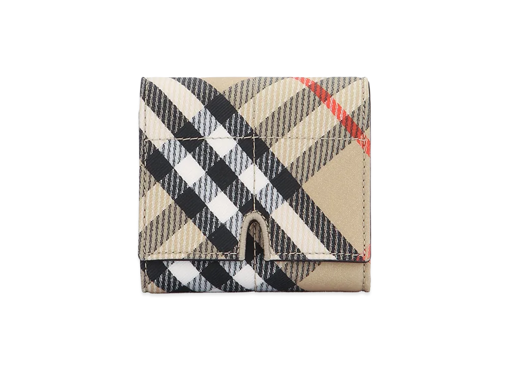 Burberry Women's LS Snip Compact Wallet CJ1 "Beige"