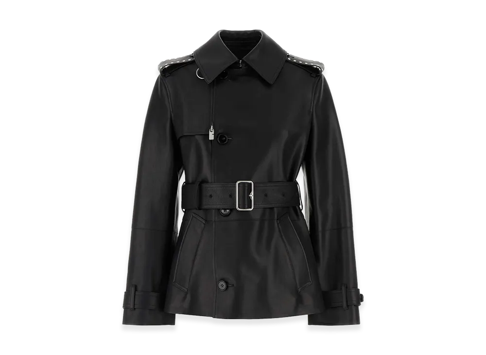 Burberry Women's Leather Jacket "Black"