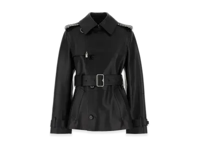 Burberry Women's Leather Jacket "Black"