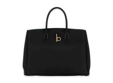 Burberry Women's LL Size Rocking Horse Tote Bag "Black"