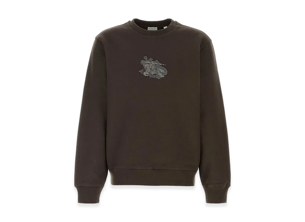Burberry Cotton Blend Sweatshirt "Brown"