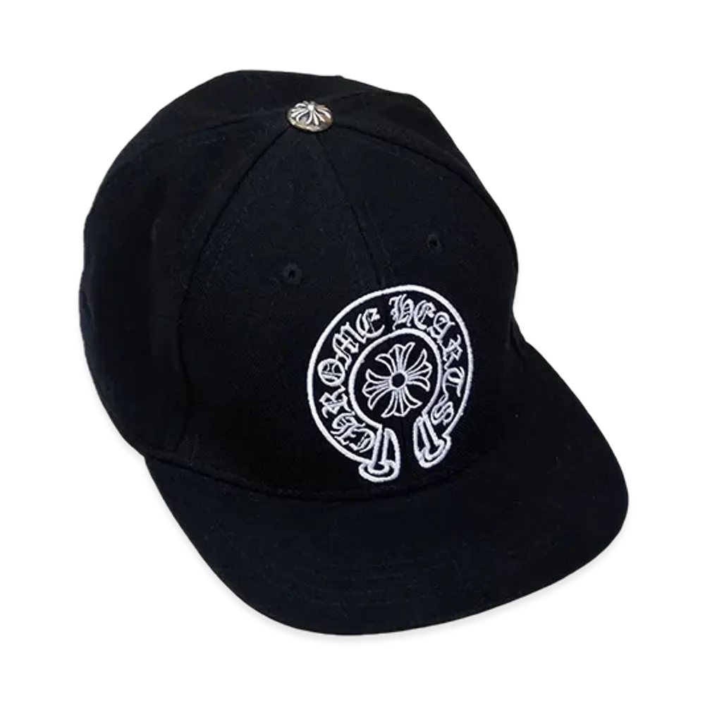 Chrome Hearts Horseshoe Baseball Cap "Black"