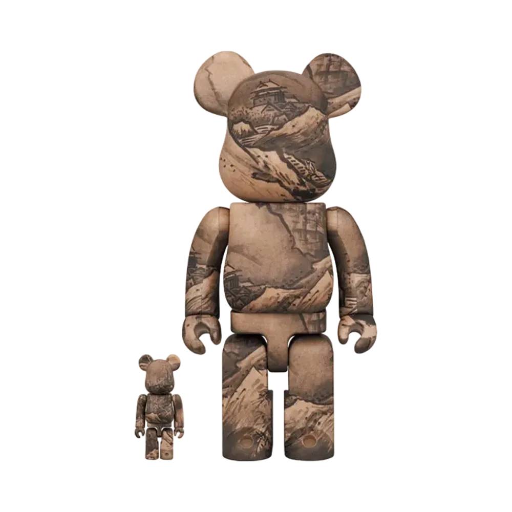 Bearbrick Tokyo National Museum Sesshu Autumn and Winter Landscape (The Winter Landscape) 100% & 400%