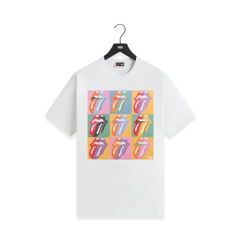 Kith x The Rolling Stones 1989 Tour Vintage Tee "White"