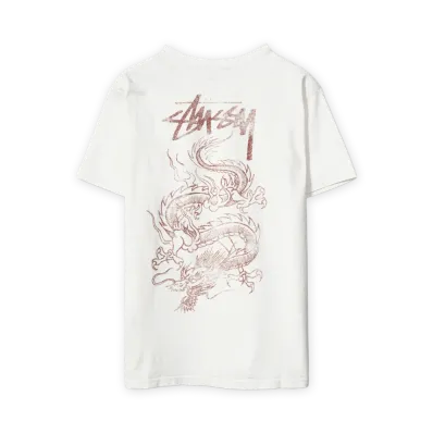Stussy 00's Dragon T-Shirt "White"