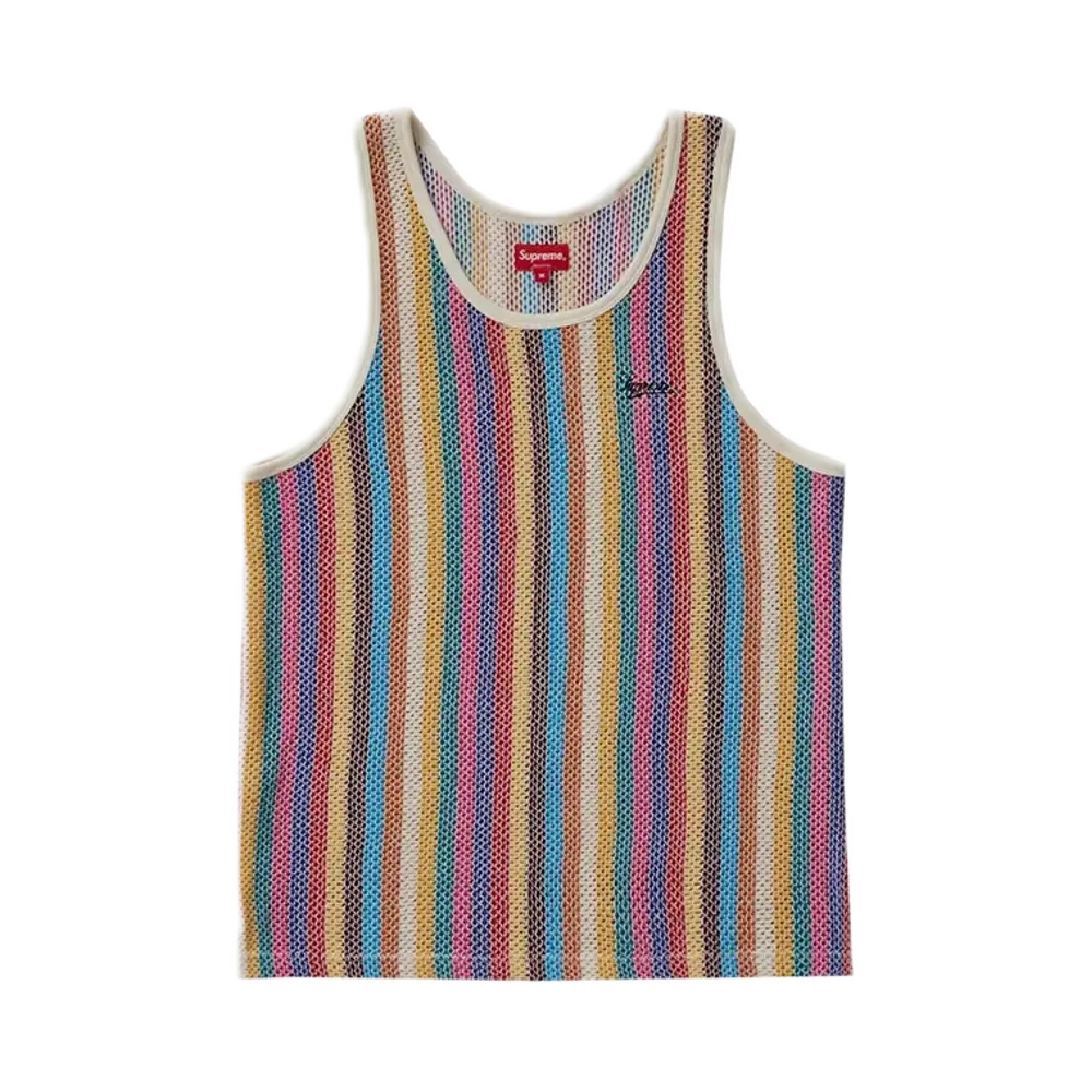 Supreme Knit Stripe Tank Top "Multi"