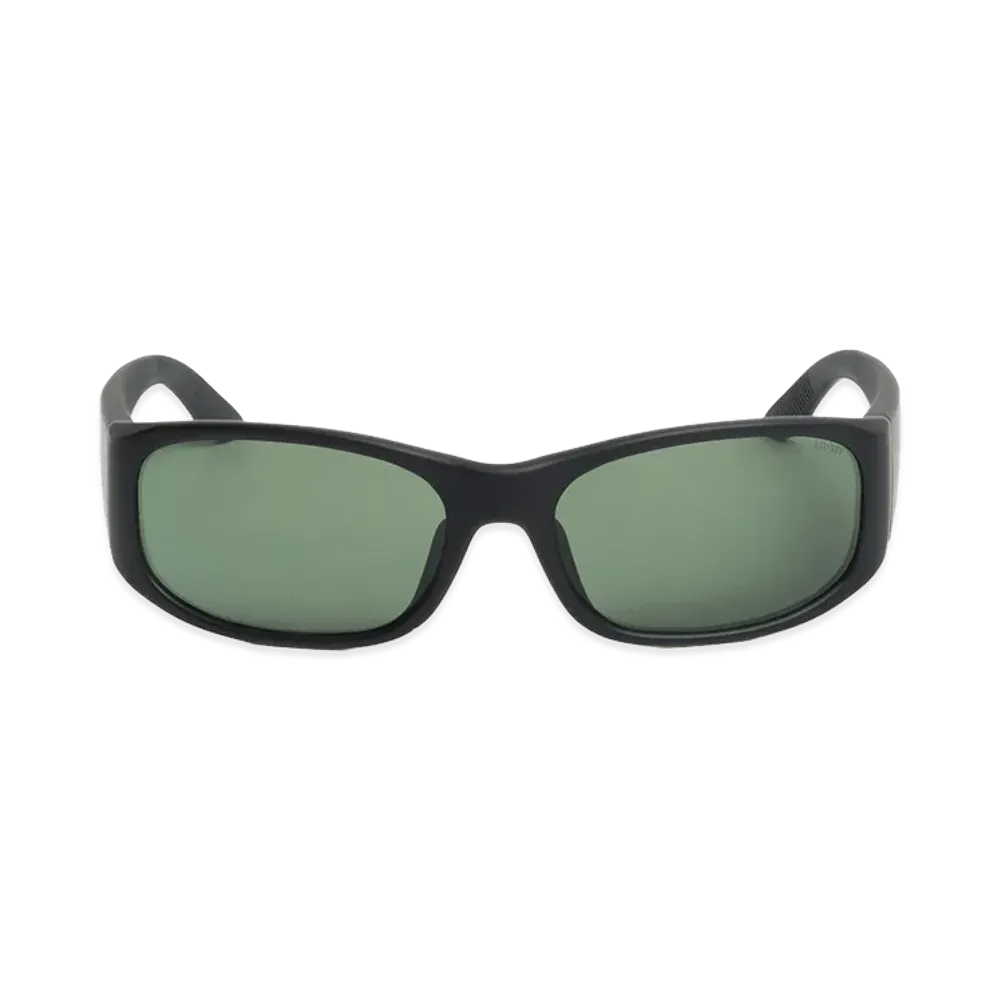 Stussy Mikey Sunglasses "Rubber Black/Dark Green Lens"
