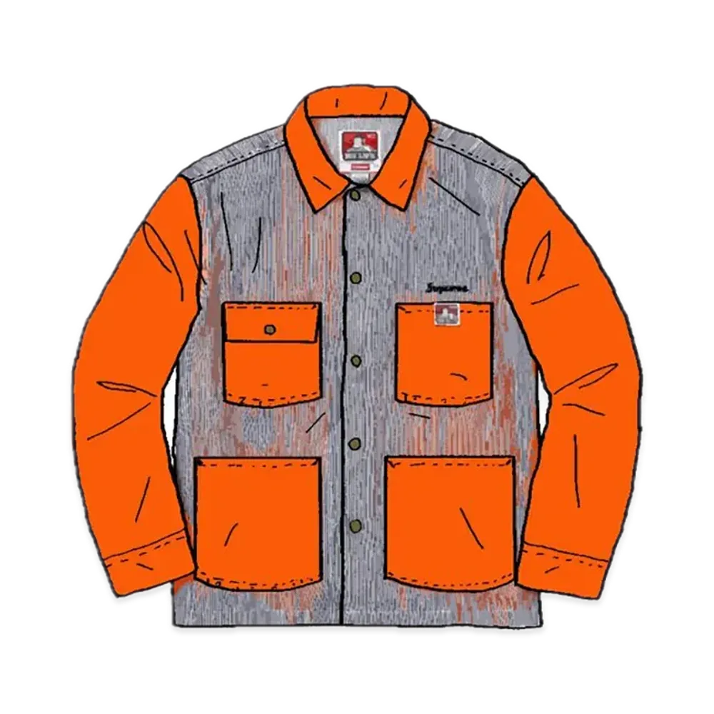 Supreme x Ben Davis Chore Coat "Orange"