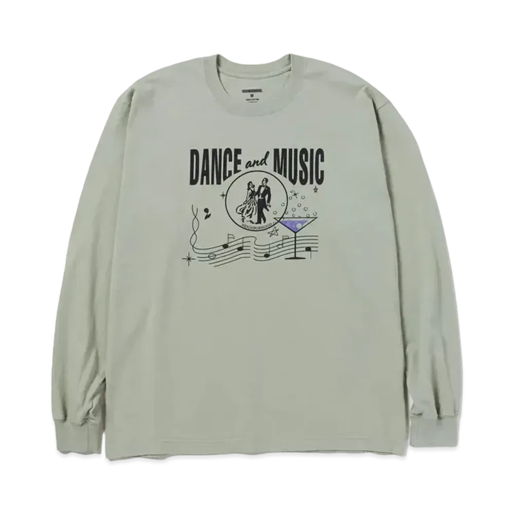 NEIGHBORHOOD NH . Tee LS-9 "Sage Green"