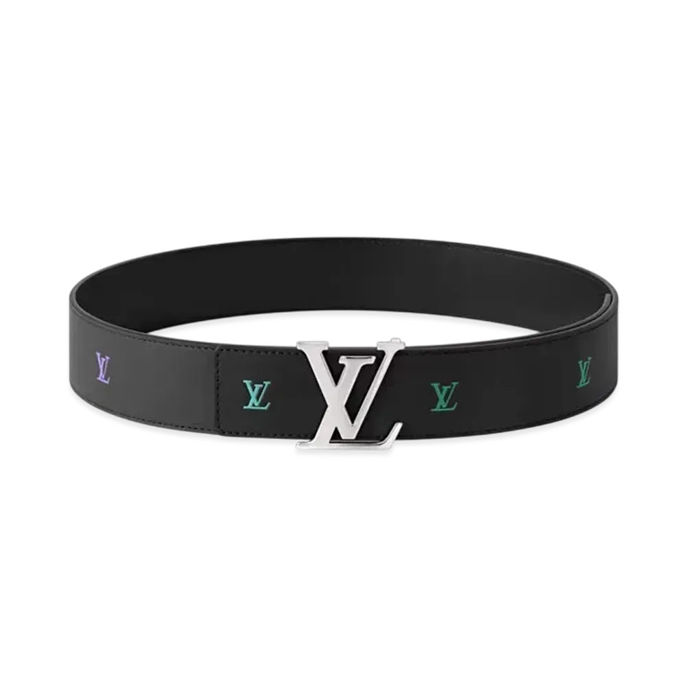 Louis Vuitton LV Initiales 40mm Reversible Belt LV Blason Motif "Noir"