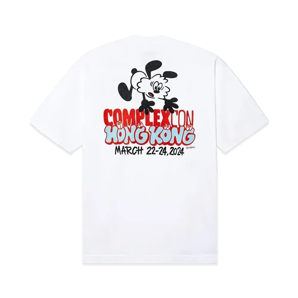 VERDY COMPLEXCON HONG KONG T-Shirt #1 "White"