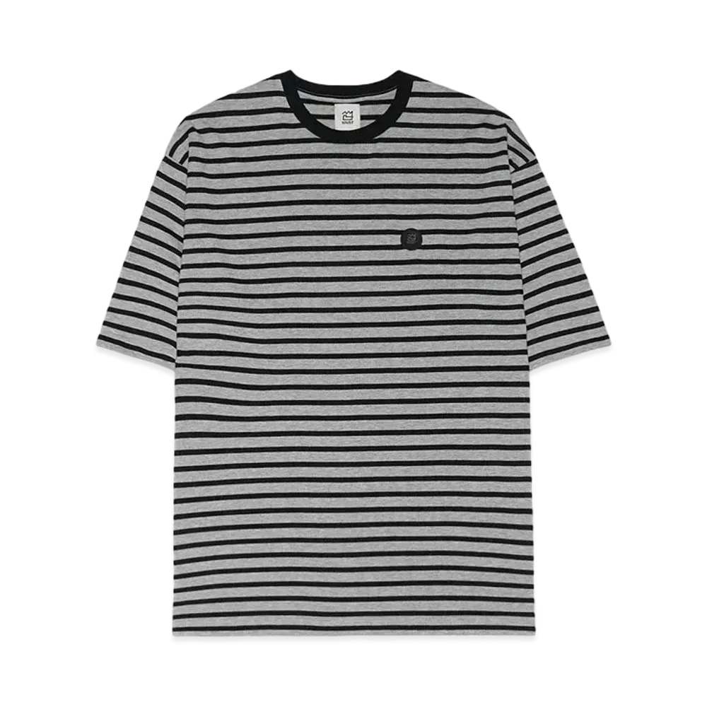 NNBF BORDER T-SHIRTS "GREY"