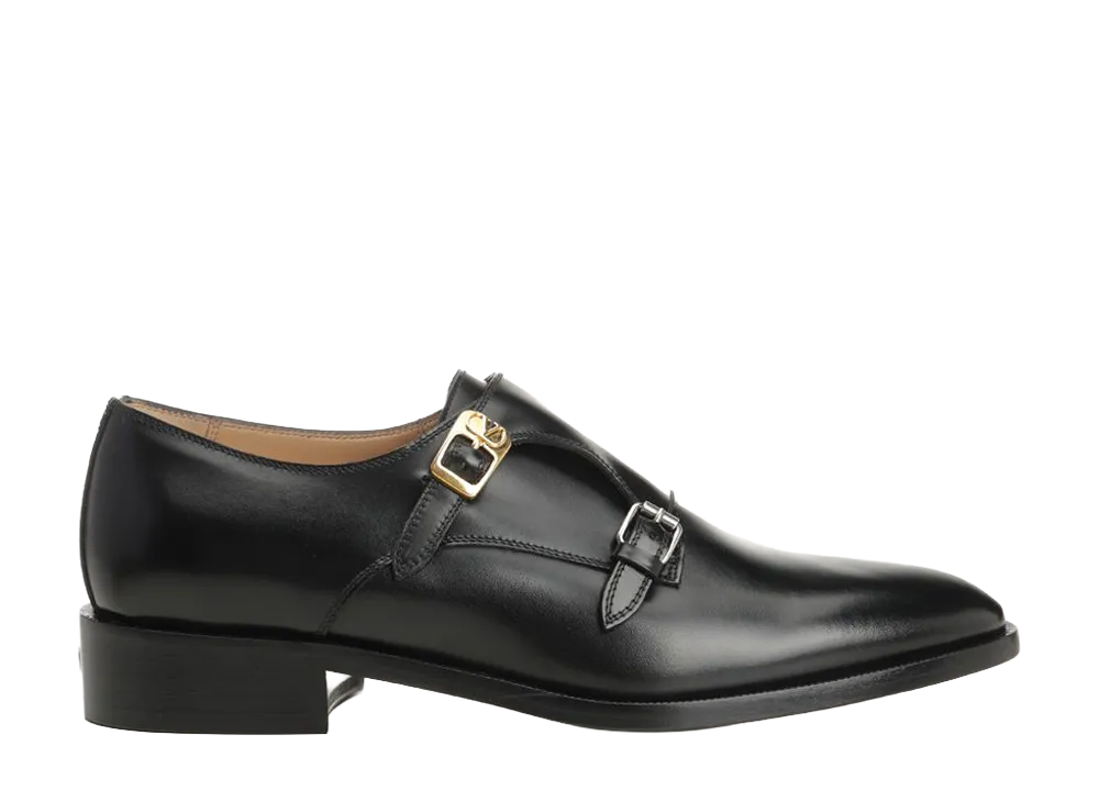 Valentino Garavani Double Monk Strap Pas Des Dieux "Black"