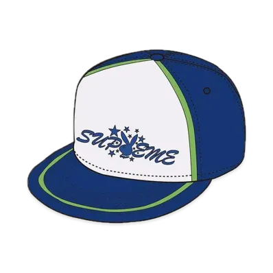 Supreme x Playboy 5-Panel "White/Blue"
