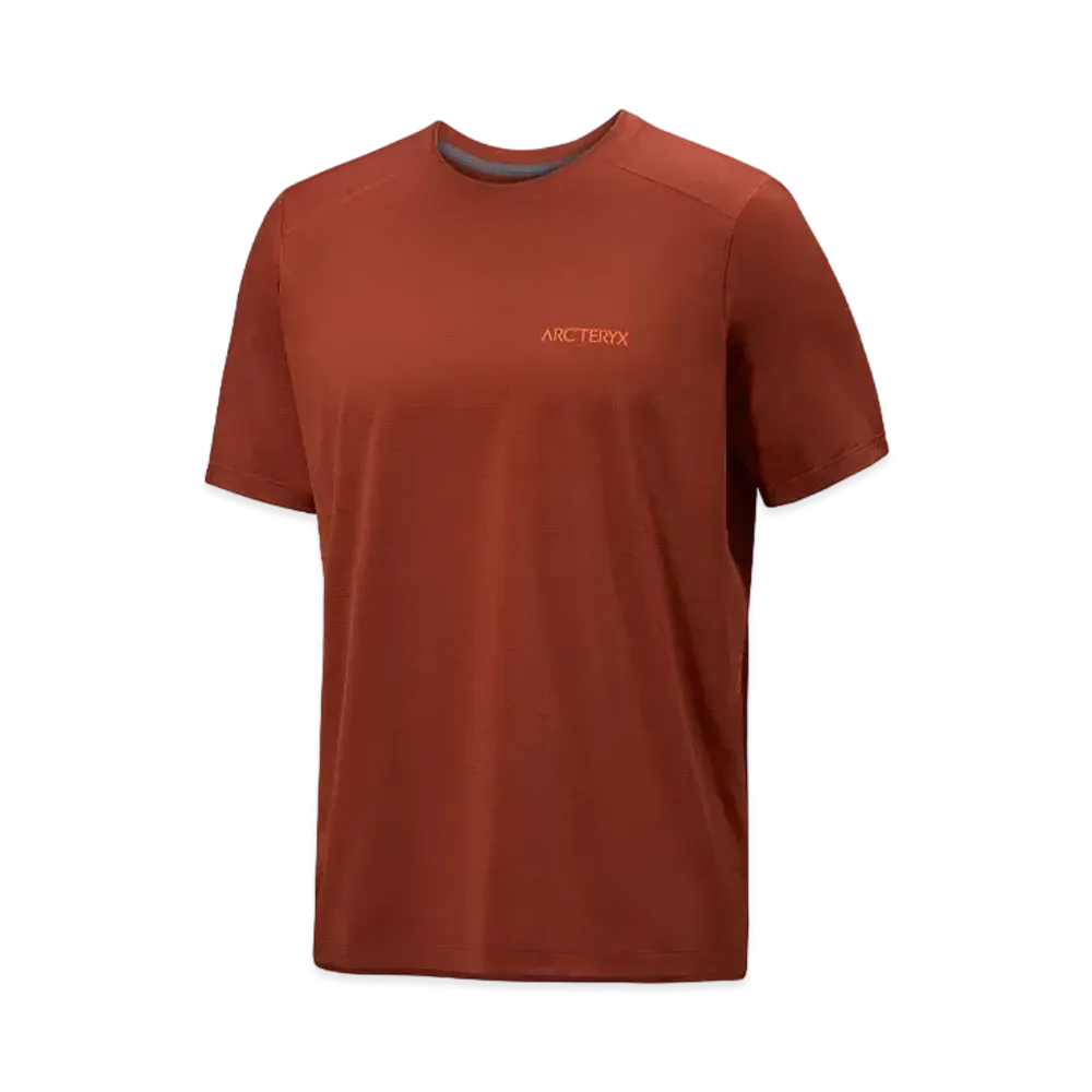 ARC'TERYX Cormac Arkbird Logo Short Sleeve Men's "Sequoia Hether/Solaris"