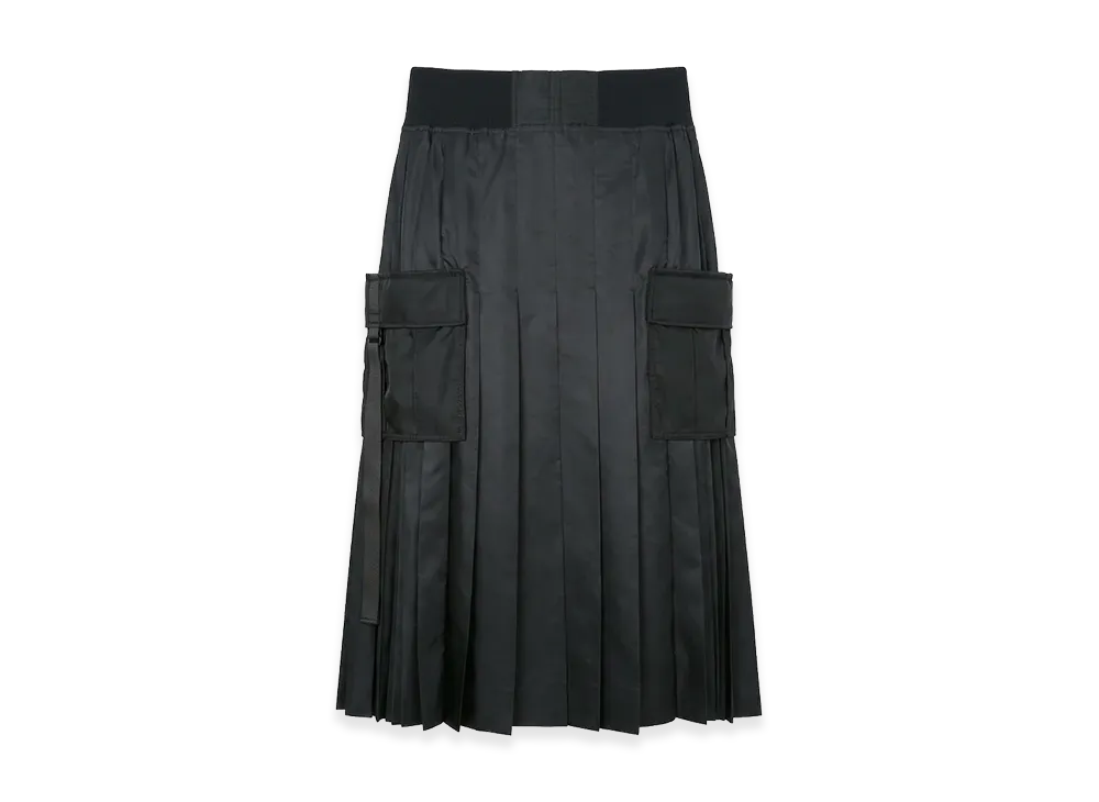 sacai Women's Nylon Twill Skirt "Black"