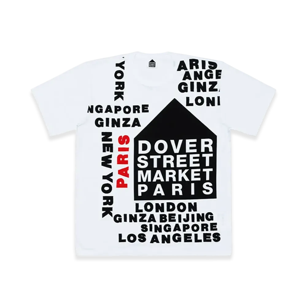 COMME des GARCONS x DSM Exclusive Paris Cotton Jersey Tee "White"
