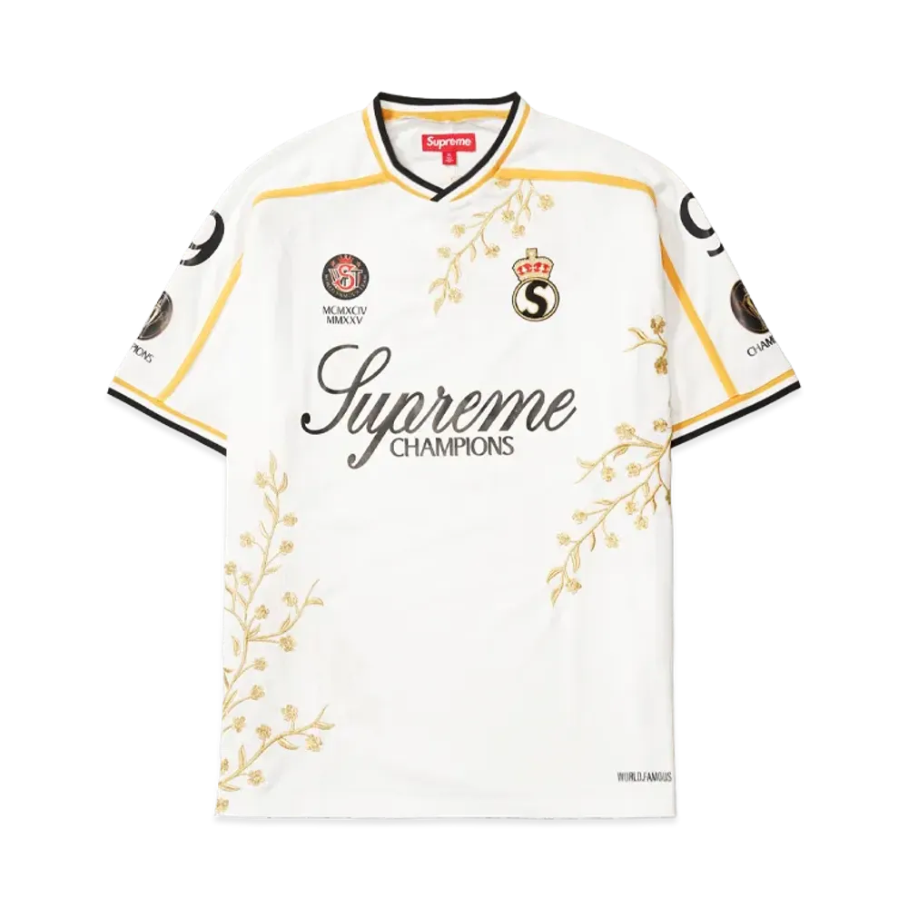 Supreme Floral Soccer Jersey "White"