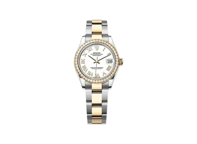 ROLEX Datejust 31mm Oystersteel & Yellow Gold Diamond 278383RBR "White"