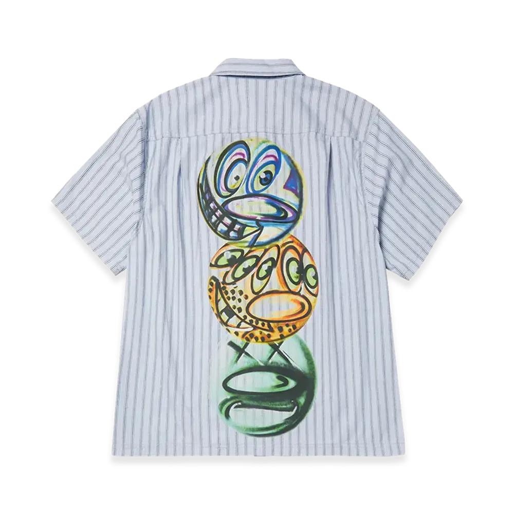 HUF x Kenny Scharf Kenny Scharf Television Stripe Shirt "Multi"