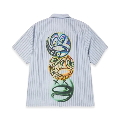 HUF x Kenny Scharf Kenny Scharf Television Stripe Shirt "Multi"
