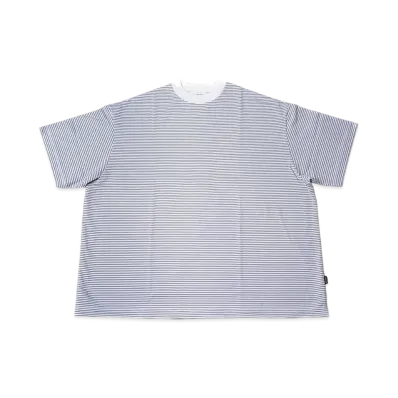 ALOUND Striped Oversize Tee "White/Black"