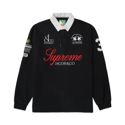 Supreme x La Martina Rugby "Black"