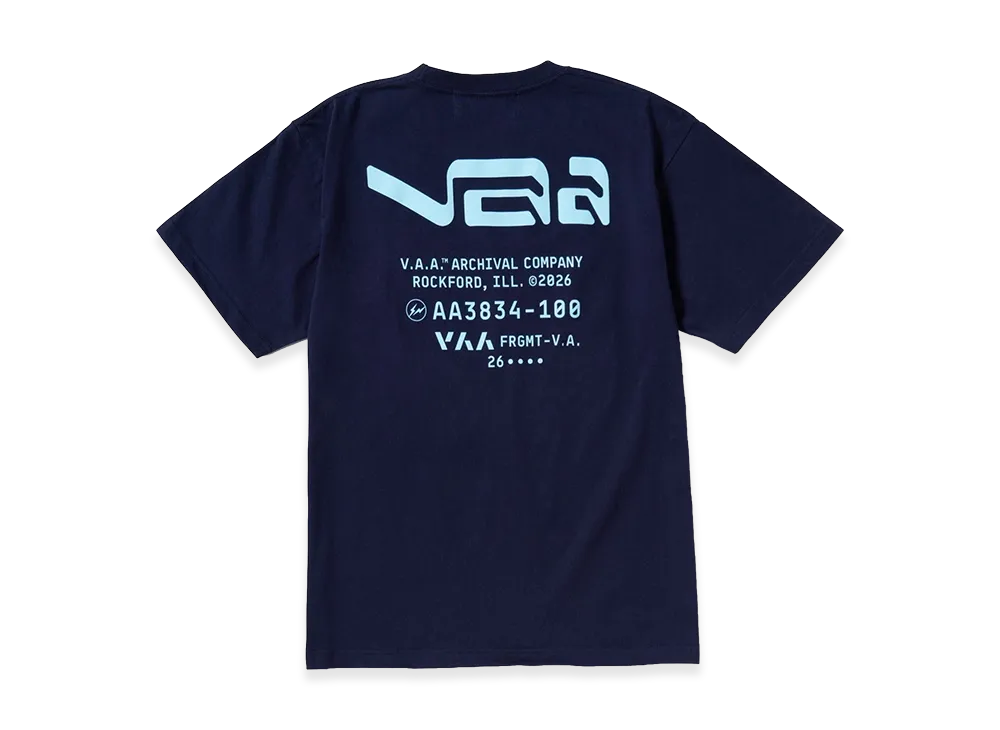 FRAGMENT x Virgil Abloh Archive (V.A.A) Tee B "Navy"