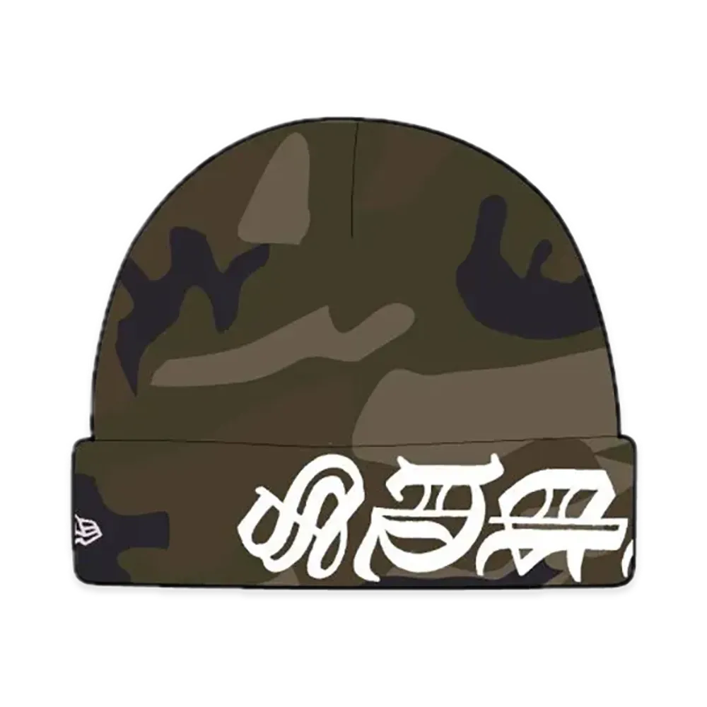 Supreme New Era Blackletter Beanie "Camo"