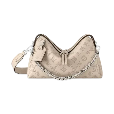 Louis Vuitton Hand It All PM Mahina Leather "Galet"