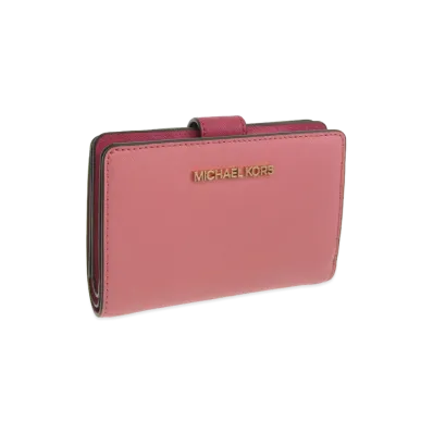 MICHAEL KORS Women's Jet Set Travel Bifold Wallet "Rose Multi"