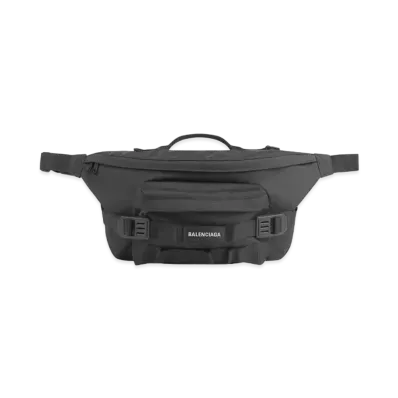 BALENCIAGA Army Large Belt Bag "Black"