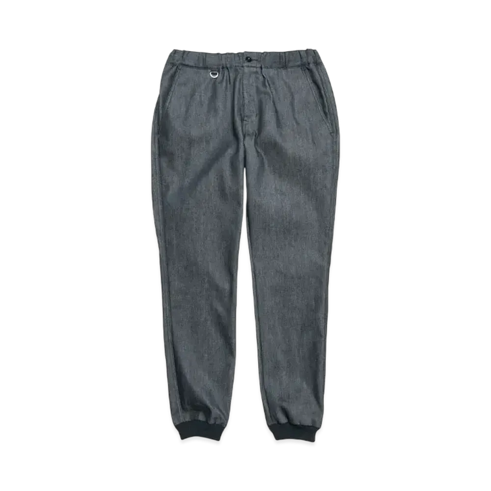 SOPHNET. Stretch Denim Slim Fit Ribbed Pants "Black"