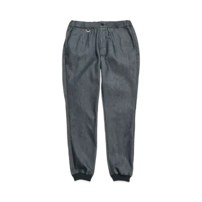 SOPHNET. Stretch Denim Slim Fit Ribbed Pants "Black"