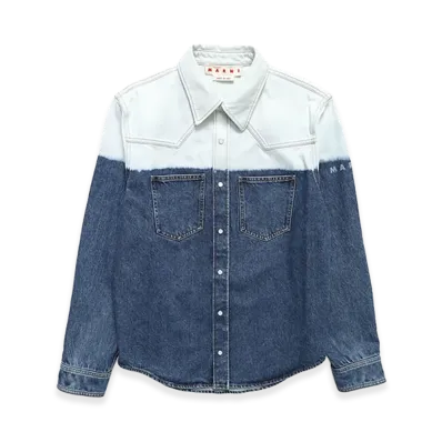 MARNI Gradation Western Denim Shirt "Denim"