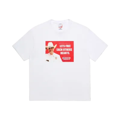 WACKO MARIA x EDDINGTON Washed Heavy Weight T-Shirt "White"
