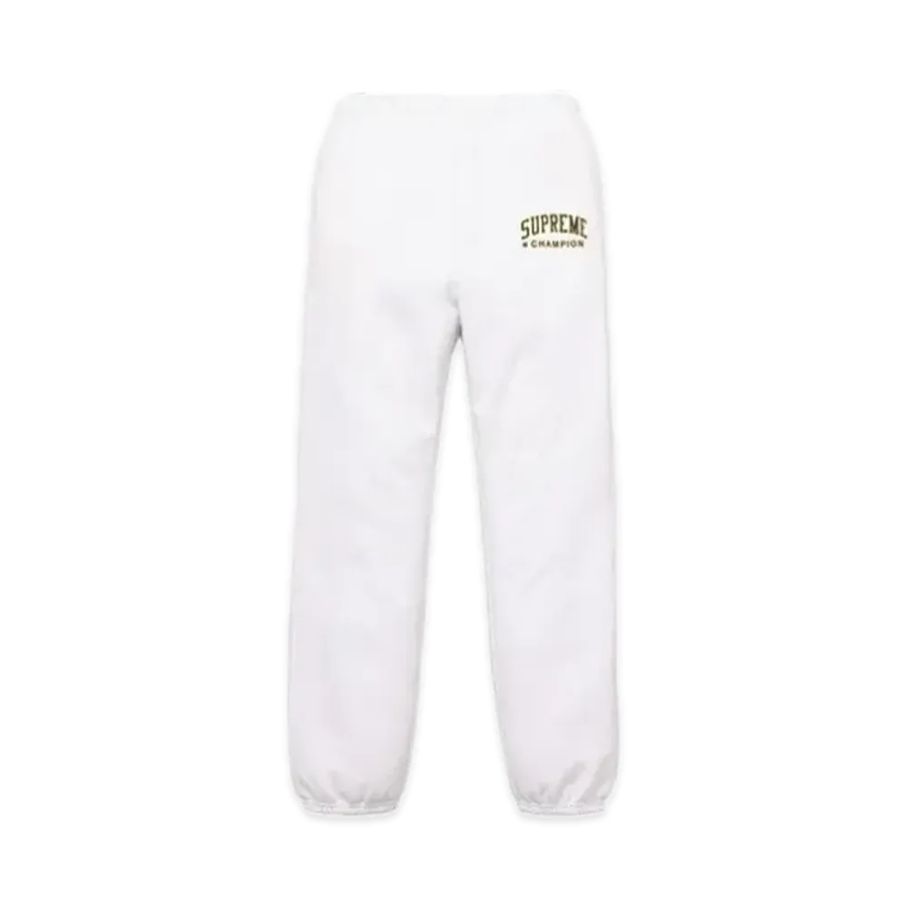 Supreme x Champion Sweatpant "White"