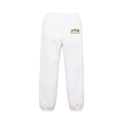 Supreme x Champion Sweatpant "White"