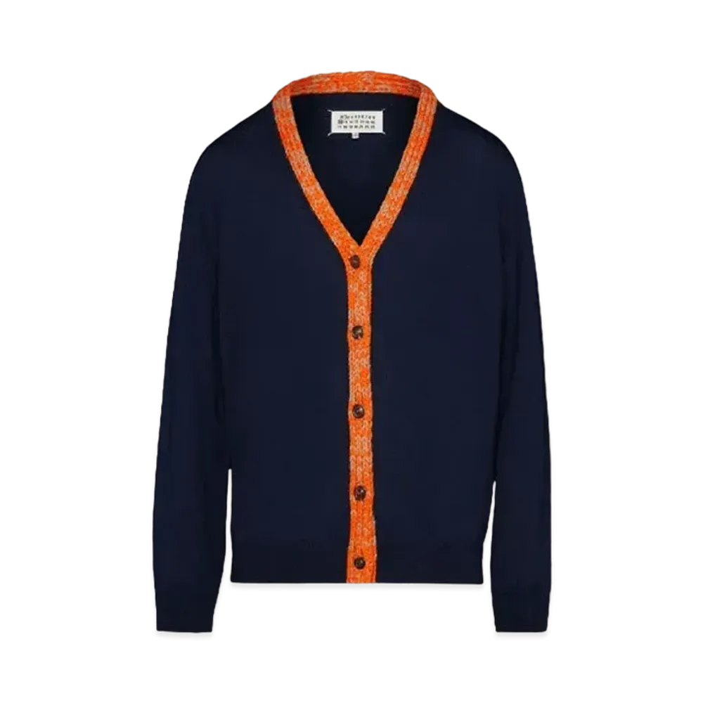 Maison Margiela Recycled Knit Cardigan "Blue"