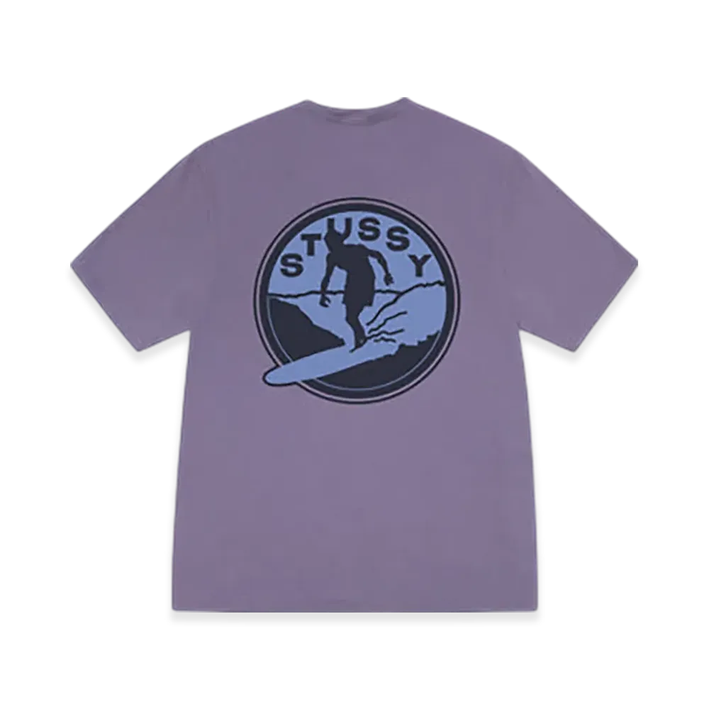 Stussy Surf Club Tee Pigment Dyed "Grape"