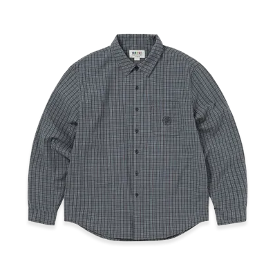 thisisneverthat x Grateful Dead Lightning Bear Check Shirt "Off Black"